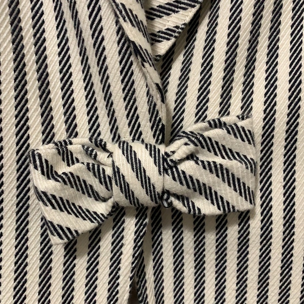 3/$88! Diane von Furstenburg cotton blazer (10) - Picture 4 of 8